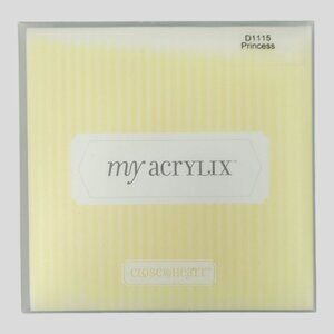 Close To My Heart My Acrylix Stamp Set Princess D1115 Frog Crown Castle Heart